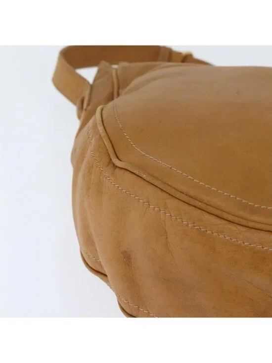 Authentic LOEWE Anagram Shoulder Bag Leather Brown Gold - Picture 6 of 16